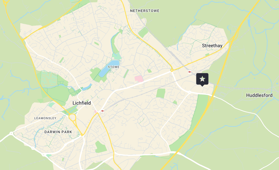 Lichfield location